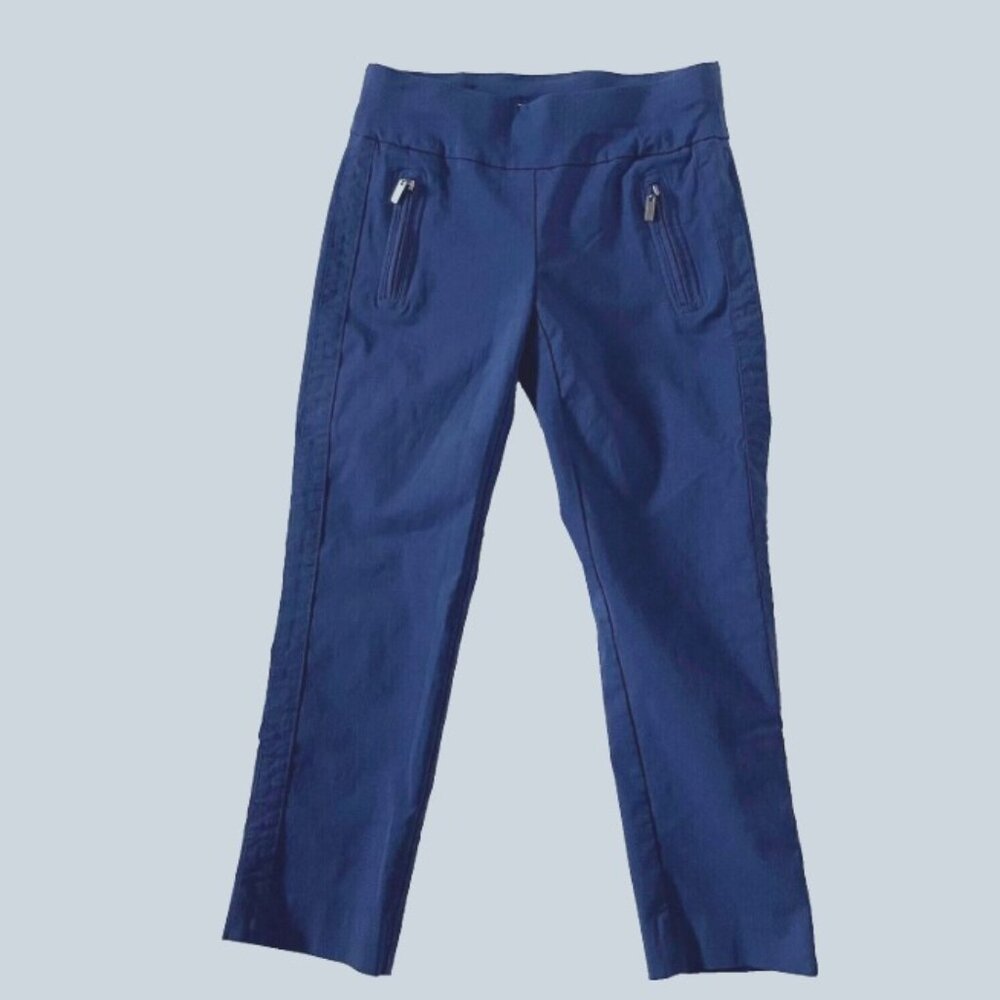 INC International Concepts Crop Capri Pants – Blue, Size 2P